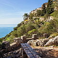 Nietzsche Path Viewpoint to Eze Village in France